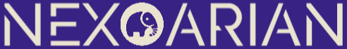 Nexarian logo with a purple background